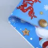 Enveloppe cadeau 50pcs Joyeux Noël Sacs de bonbons en plastique