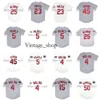 Vin Vintage 2006 2011 Beyzbol Forması 5 Albert Pujols Mark 25 McGwire 15 Jim Edmonds 4 Yadier Molina 50 Adam Wainwright 45 Bob Gibson 23 David