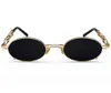 Retro Steampunk Sonnenbrille Männer rund Vintage Metallrahmen Gold Schwarz Oval Sonnenbrille für Frauen Rote männliche Geschenk6976873