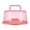 Platen transparante cakebox met handgreeplid draagbaar 10 cupcake drageropslag voor cakes