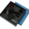 See Tie Set красные синие классические шелковые галстуки для мужчин карманные квадратные запонки, наборы наборы с твердым цветом для свадебного подарка для мужского галстука для мужчин