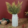 Flores decorativas 10/1pcs Plantas artificiais Plástico Pinheiro Pinheiro Grass Bunco de casamento Fake Bridal Bouquet Tree Christmas Tree Gifts Decors 2024