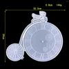 Baking Moulds Gear Bicycle Clock Wall Hanging Glue Mold Diy Silicone Home Decoration Epoxy Resin Molds