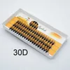 False wimpers 20D/30D Persoonlijke wimpercluster 60 Bundels/Box Extension Natural Mink Makeup Tools Groothandel Q240510