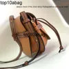 loewebag Gate Designer Bag 7A quality Dual puzzle saddle baguette Clutch fashion luxurys handbag Womens Cross Body mens Genuine Leather Totes Hobo classic bag