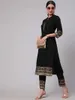 Vêtements ethniques Indian Womens 2pcs Set Robe indienne Pantalon Top Pantalon Traft de style ethnique Vêtements pakistanais Indian Roupa Indianal2405