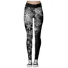 Yoga Outfits Christmas Snow Leggings Women Lady Casual Elasticity Skinny Printed Stretchy Pants Plus Size Fitness #YL10