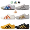 Top Tiger Mexico 66 Series Running Shoes Canvas Lifestyle Sneakers Black White Blue Yellow Beige Low Women Men Fashion Trainers Loafer 36-45