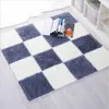 Tappeti 6pcs cucitura tappeto tappeti tappeti da pentola 30 x30 cm soggiorno da letto che striscia tappeti tatami tappetino peluche intrecciato