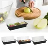 Bouteilles de rangement Boîte à aliments de cuisine avec des compartiments multi-compartiments Organisateur portable Accessoires de conteneurs de rack