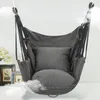 Hanging Swing Canvas Hanging Chair Student Student Hängematte mit Kissen Innen Camping Swing Erwachsener Freizeitstuhl 240429