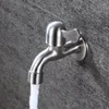 Bathroom Sink Faucets 304 Steel Washing Machine Faucet Basin Water Tap Corner Wall Mount Bath Toilet Mop Pool Taps G1/2