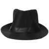 Berets Kids Fedora Chapeaux Girls Girls Girls Children Gentleman Dancing Performing Performance Hat for Head Cirth of 56-58cm (noir)