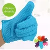 Gloves Oven Baking Thermal Microwave Kitchen Insulation Anti Slip Silicone Five-Finger Heat Resistant Safe Non-Toxic Gloves 1207