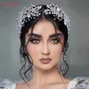 Topqueen Bridal Hair Accessories Pałąk dla narzeczonych ozdoby kobiety Elegancka Księżniczka HP272 240506