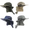 Summer Sun Hats UV Protection Outdoor Hunting Fishing Cap for Men Women Hiking Camping Visor Bucket Hat Fisherman Hat