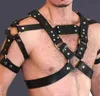 Nxy bondage bdsm sexo homens moda pu PU arnês cinto corporal suspensor de tórax ajustável masculino exótico punk halloween traje3214015