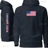 Heren Hoodies Sweatshirts Trump 2024 Unisex Hoodie Amerikaan Donald Trump Man Hoodie Winter Wear Winter Clothing Pro Republikeinse Stem Trump 2024 Vrouw Tops T240510