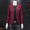 Men's Suits 16-color Fashion Casual Business Office Suit Jacket Bridal Wedding Party Formal