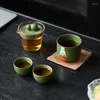 Tee -Sets das Jahr von Loong Creative Fulu Travel Tea Set One Topf drei Tasse tragbar
