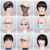 Mannequin hoofden vrouwelijke Afrikaanse mannequin hoofd haarloos worden gebruikt voor het maken van pruiken en hoed displays cosmetische training Q240510