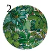 Jungle Horse Series Dekorativa plattor Europeisk stil keramisk växtblommor rund keramisk hantverk orientalisk hästträdgård växter 240511