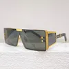 2024 Summer Titanium Shield a forma di occhiali da sole Wonder Boy Designer Franice Over Oversze Shield Frame Outdoor Beach Vacate Occhiali da sole BPS-102C