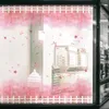 Naklejki okienne różowe flamingo szklane naklejka na ścianę DIY Birds Mural Kalkomanie do dekoracji domowej Wyświetlacz sklepu
