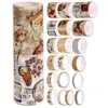 Bouteilles de rangement ruban vintage Washi Gift Emballage Scrapbooking esthétique Wide Craft DIY DÉCOR Stickers