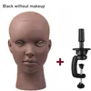 Mannequin Heads New Female Bald Mannequin Head With Selective Beauty Practice Training for Hair Styling och Wig Making Q240510