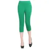 Frauenhose hohe Taille für Frauen mittleren Alters Slim Fit Hosen mit Taschen mit fester Farbe dünne Leggings Streetwear