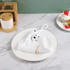 Towel Household Soft Hand Absorbent Cloth Coral Velvet Wipe Cute Bear Rag Cleaning Bathroom Dishcloths Hanging P3T8