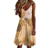 Factory Direct Polynesian Custom Floral Print Art Dress Sleeveless Long Strap Hawaii Beach Sexig Beachwear 2024 Design