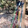 5 section extérieur pliage de trekking pole camping stick de randonnée de marche portable pour les personnes âgées nordiques faciles placées dans le sac 1 pcs 240425