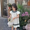 Girl Dresses Kids for Girls 2024 Abito in pizzo casual in stile occidentale coreano estivo