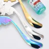 Spoons Exquisite Appearance Creative Dog Spoon Seven Colors Available Kitchen Gadget For Home Office Bar Party Mirror Polishing