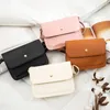 Sacs à bandouliers Bag féminins 2024 Fashion Pu Leather Couleur solide Small Square Messenger Mini For Women