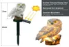 Lumière solaire en hibou avec panneau solaire à LED faux hibou étanche des lumières de jardin solaires Ornement animal oiseau animal extérieur jardin lampes 4990938