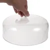 Ensembles de vaisselle Plais de gâteau de couverture de poussière de protection avec acrylique Cloche Dome Plastique Maison