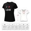 Polos pour femmes j'aime London Gatwick LGW T-shirt Vêtements d'été Vêtements esthétiques Femme T-shirts mignons pour femmes