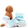 Appareils pour chiens Pet Cat Diaper jetable 10 pièces tissus non tissés absorbent l'eau fortement saine et sûre