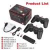 x2 plus video game stick 1080p console 24g double wireless controller 41000 Games 128gb retro for psp ps1 fc boy gift 240510