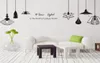 Adesivo murale del lampadario nero adesivi per lampada a parete fai -da -te per soggiorno fotografico decorazione 2012022297507