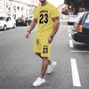 T-shirt da basket hip-hop da basket hip-hop da mash giallo maschi giallo