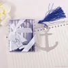 Party Favor Wedding Giveaways for Guest Nautical Themed Anchor Bookmark Gifts 50 PCS/Lot Decoration Business Event Souvenir