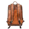 Sırt çantası Royal Bagger 15.6 "Dizüstü bilgisayarlar için sırt çantaları gerçek inek deri retro seyahat 1377