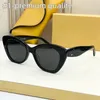 Lunettes de soleil de créateur de 10A Premium dans Cat Eye Frame pour femmes verres d'écran d'écran d'été Accessoires de couple de mode de luxe avec boîte cadeau 27384
