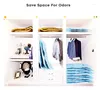 Förvaringspåsar vakuumväska för kläder garderob arrangör kläder hem garderob vikbar komprimerad hängande spara utrymme