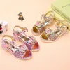 2023 Fashion Summer Childrens Shoes Soft Sole Princess Girls Sandals Little 240506