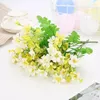 Decorative Flowers Artificial Simulation Small Daisies Living Room Dining Table Tlowers Wedding Stage Background Decor Props And Supplies